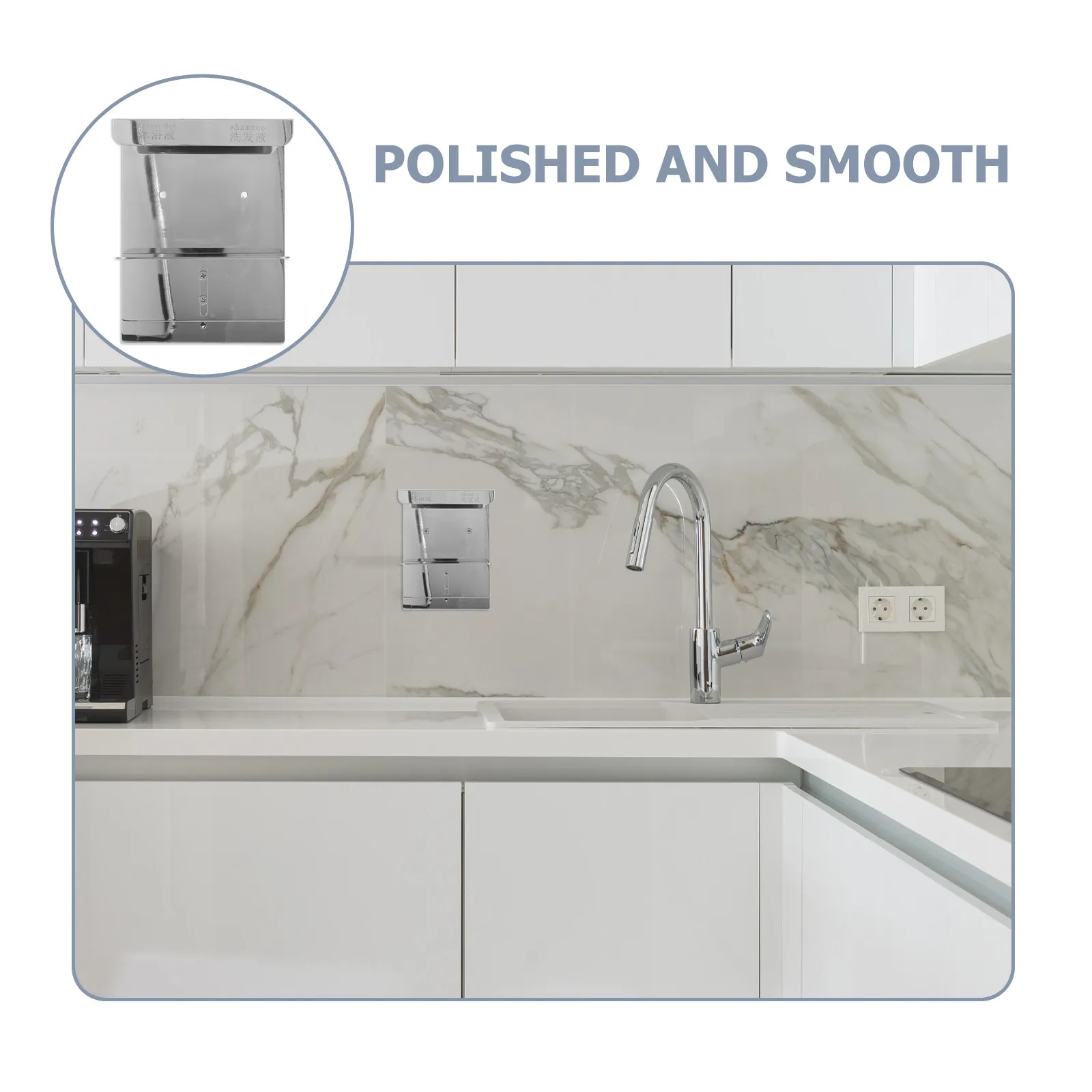 Stainless Steel Wall Mounted Shampoo Holder Shower Gel Bottle Rack Bathroom Organizer Dispenser Bracket for Easy Installation
Stainless Steel Wall Mounted Shampoo Holder Shower Gel Bottle Rack Bathroom Organizer Dispenser Bracket for Easy Installation