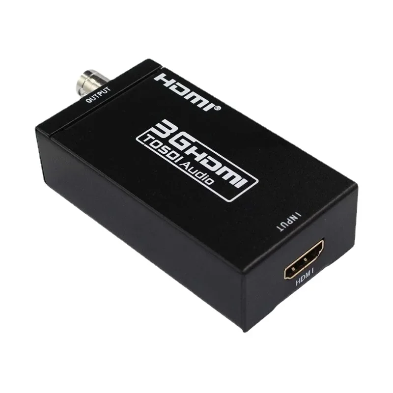 NEW SDI To HDMI Converter Audio Video BNC To HDMI Adapter Full HD 1080P 3G SDI To HDMI & DC 5V 1A Adapter for Monitor HDTV
NEW SDI To HDMI Converter Audio Video BNC To HDMI Adapter Full HD 1080P 3G SDI To HDMI & DC 5V 1A Adapter for Monitor HDTV