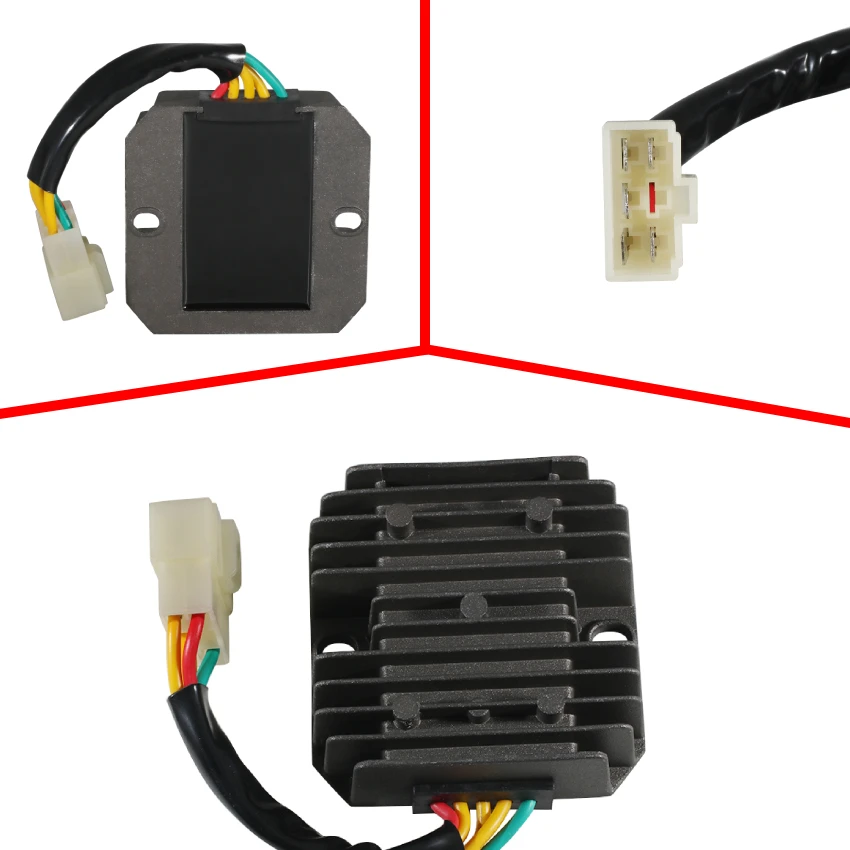 Voltage Regulator Rectifier OEM: 22007 Fit for Linhai ATV 500 E2 / 300 E2 / 300 T3b / 400 2B IRS / M150 T3a / 400 E2 / 260
Voltage Regulator Rectifier OEM: 22007 Fit for Linhai ATV 500 E2 / 300 E2 / 300 T3b / 400 2B IRS / M150 T3a / 400 E2 / 260
