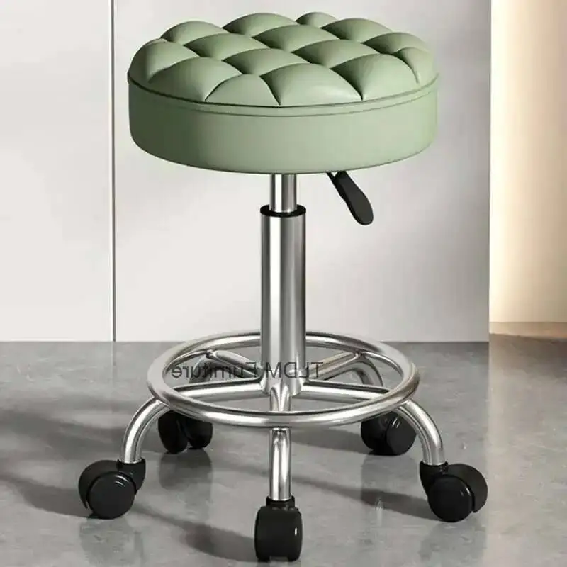 Salon Pulley A Tabouret Beauty Round Chair Adjustable Specifically Rotating Designed Hair Salon for Beauty Stool Roulette 원형의자
Salon Pulley A Tabouret Beauty Round Chair Adjustable Specifically Rotating Designed Hair Salon for Beauty Stool Roulette 원형의자