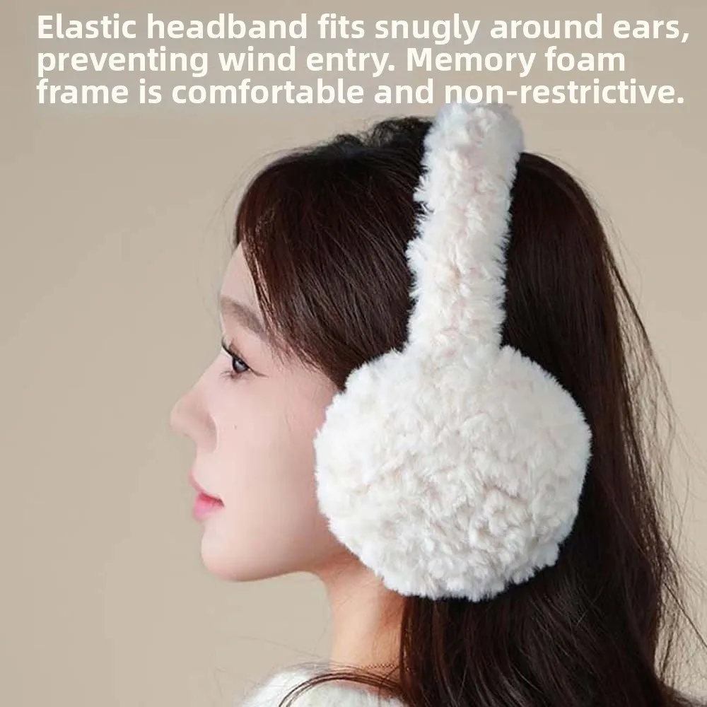 Fashion Windproof Solid Color Earmuffs Soft Foldable Ear Cover Korean Style Ear Warmers Winter Thicken Earflap Women
Fashion Windproof Solid Color Earmuffs Soft Foldable Ear Cover Korean Style Ear Warmers Winter Thicken Earflap Women