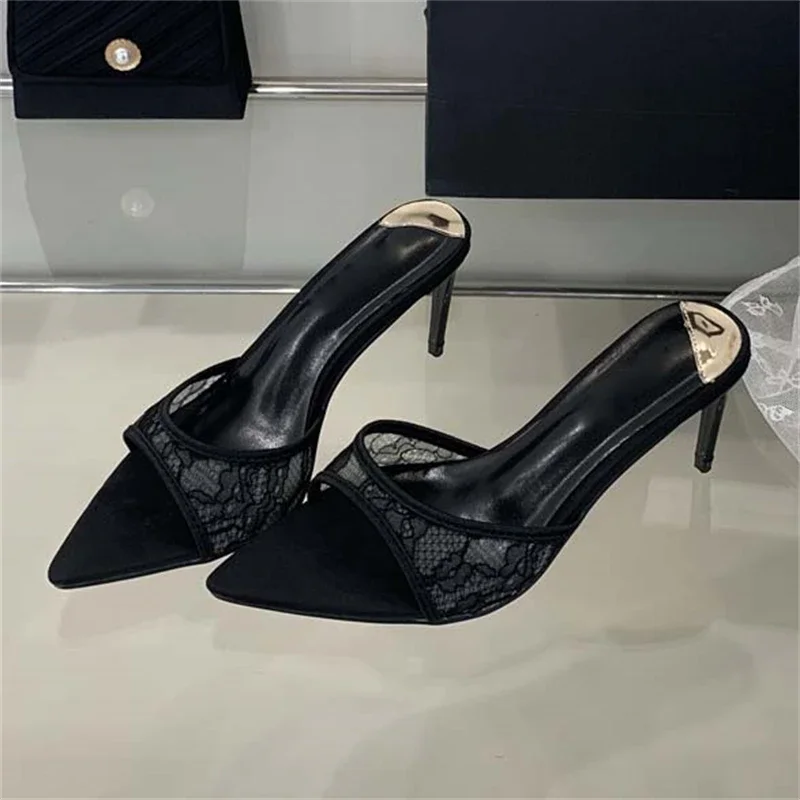 Eilyken New Design Breathable Mesh Women Slippers Street Style Pointed Toe Thin High Heels Banquet Prom Summer Shoes
Eilyken New Design Breathable Mesh Women Slippers Street Style Pointed Toe Thin High Heels Banquet Prom Summer Shoes