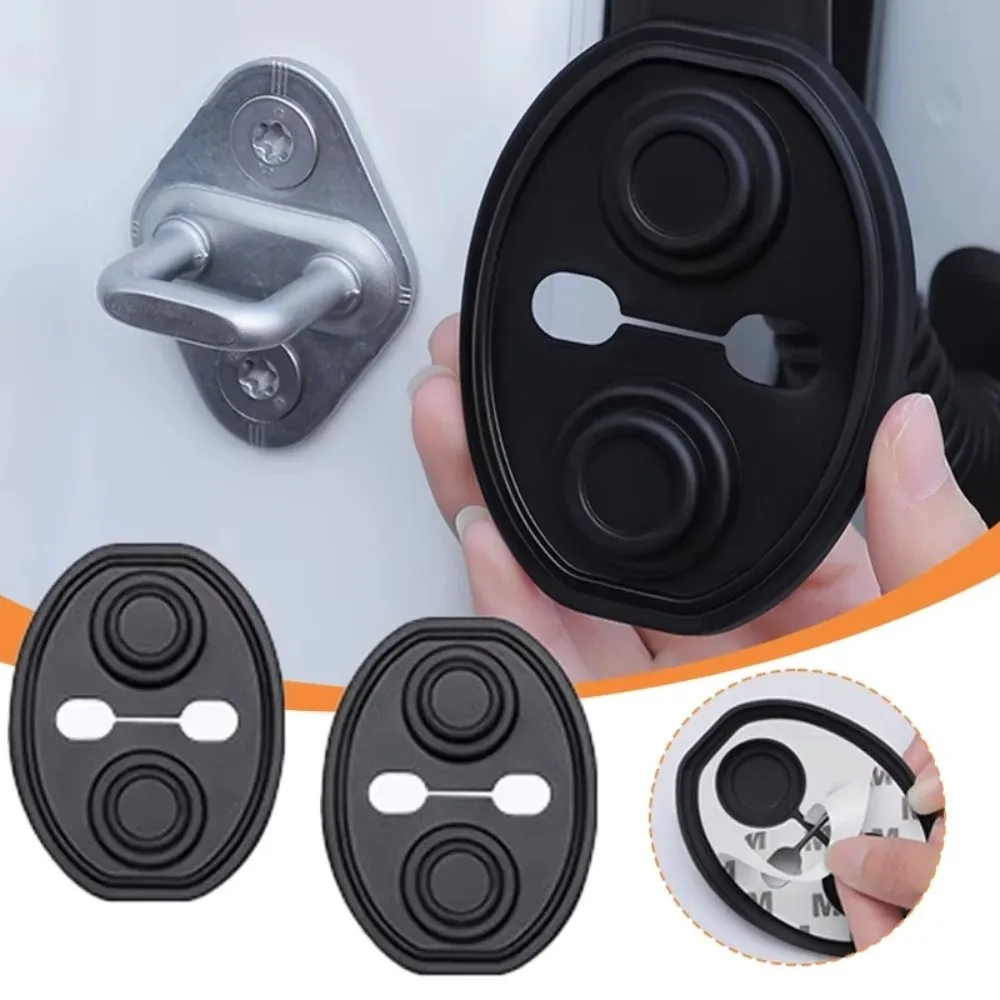 4Pcs Set Silicone Car Door Lock Cover Scratch-resistance Dustproof Car Door Lock Buckle Protector Noise Reduction
4Pcs Set Silicone Car Door Lock Cover Scratch-resistance Dustproof Car Door Lock Buckle Protector Noise Reduction