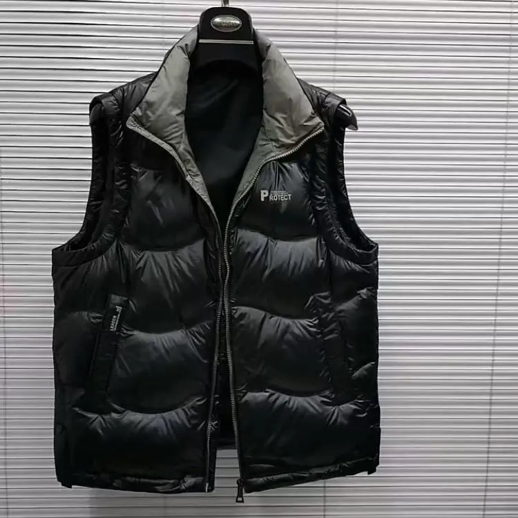 Модный корейский мужской пуховый жилет Slim Fit с воротником-стойкой, стеганая верхняя одежда для молодежи, повседневный стиль, осень-весна
Модный корейский мужской пуховый жилет Slim Fit с воротником-стойкой, стеганая верхняя одежда для молодежи, повседневный стиль, осень-весна