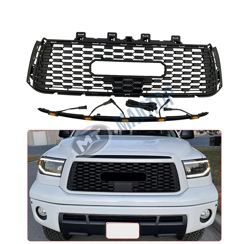 Modification Maictop Car Accessories Abs Plastic Front Bumper Grill for tundra 2007 2008 2009 2010 211 2012 2013 Grille with Lig
Modification Maictop Car Accessories Abs Plastic Front Bumper Grill for tundra 2007 2008 2009 2010 211 2012 2013 Grille with Lig