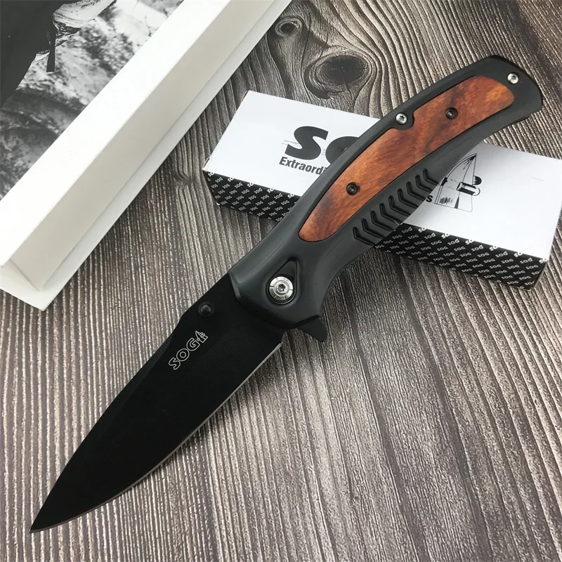 DA315 outdoor folding knife, camping tactical hunting self-defense multi-purpose EDC pocket knife 420 steel-wood handle
DA315 outdoor folding knife, camping tactical hunting self-defense multi-purpose EDC pocket knife 420 steel-wood handle