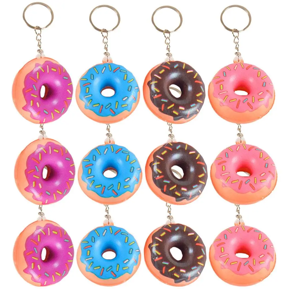 12pcs Donut Adorable PU Metal Pendant Cute Bag Hanging Donut Keychain Pendant Decor Sweet Doughnut Design Keyring Ornaments
12pcs Donut Adorable PU Metal Pendant Cute Bag Hanging Donut Keychain Pendant Decor Sweet Doughnut Design Keyring Ornaments