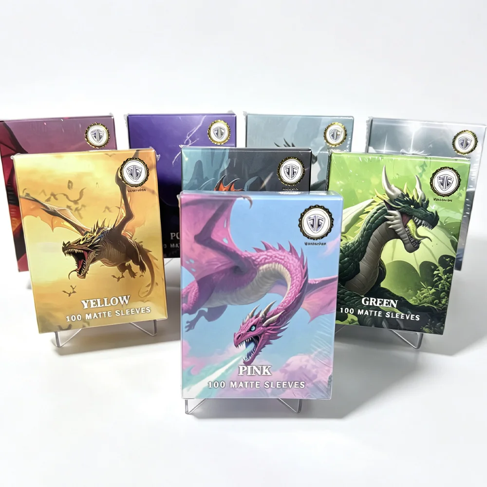 Vorinclex Matte Card Sleeves 100PCS/Box 66x91mm Standard Size Card Protectors For MTG PTCG TCG Trading Board Game Cards
Vorinclex Matte Card Sleeves 100PCS/Box 66x91mm Standard Size Card Protectors For MTG PTCG TCG Trading Board Game Cards