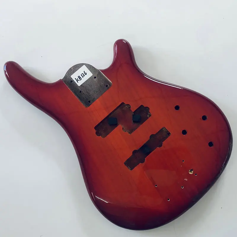 kB126 Trensparent Red Color Custom Bass Body in Solid Wood Replace and DIY Right Hand Surface Damages Dirty PJB Active Pickups
kB126 Trensparent Red Color Custom Bass Body in Solid Wood Replace and DIY Right Hand Surface Damages Dirty PJB Active Pickups