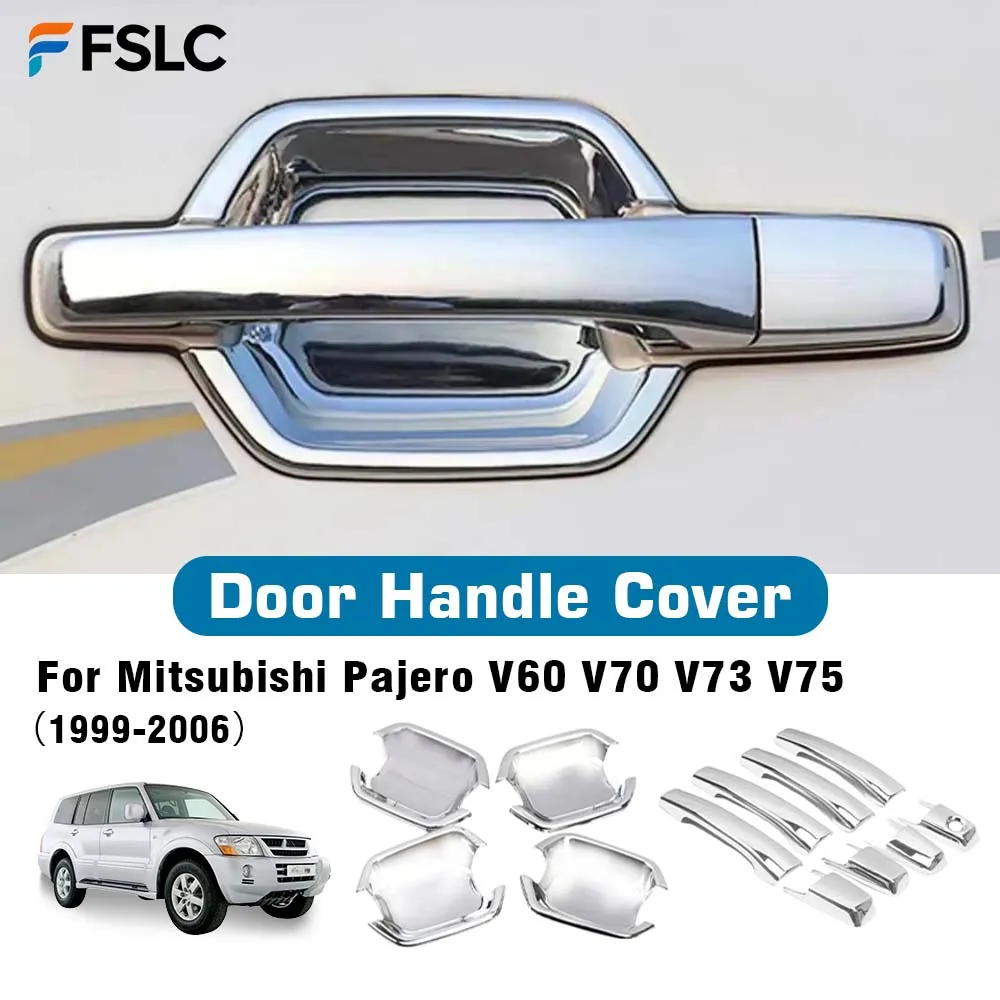 Car Decoration Door Bowl Handle Cover For Mitsubishi Pajero V60 V70 V73 V75 1999-2006 Carbon Fiber Chrome Silver Glossy Black
Car Decoration Door Bowl Handle Cover For Mitsubishi Pajero V60 V70 V73 V75 1999-2006 Carbon Fiber Chrome Silver Glossy Black