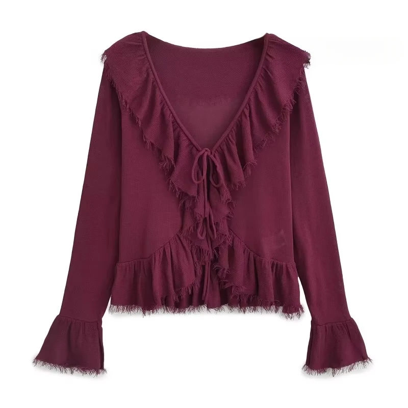 TRAF ZR Cozy Cardigan Women Summer Knitwear Harajuku Vintage Long Sleeve Cardigan Butterfly Sleeve Cardigans Y2k Vintage Top
TRAF ZR Cozy Cardigan Women Summer Knitwear Harajuku Vintage Long Sleeve Cardigan Butterfly Sleeve Cardigans Y2k Vintage Top
