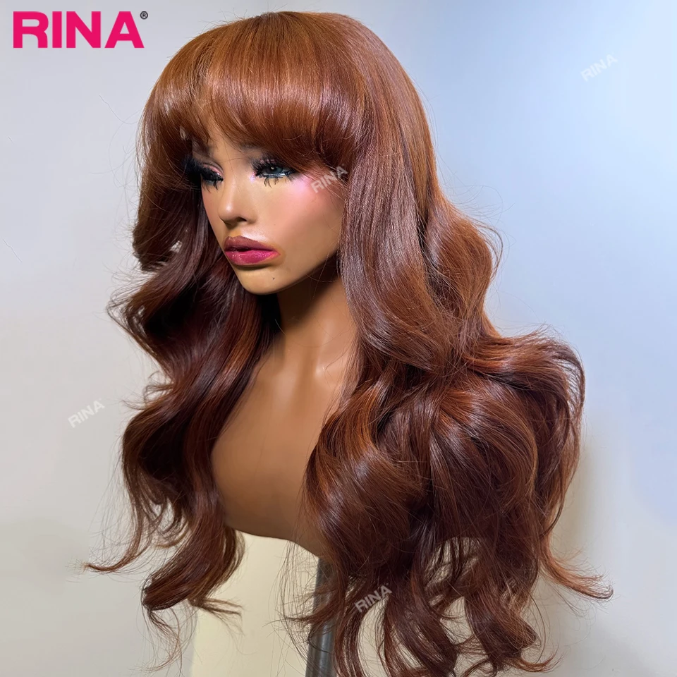 Объемная волна Рыжий с челкой Парики из натуральных волос 13x4 Прозрачный фронтальный парик Предварительно выщипанные с детскими волосами Плотность 180
Объемная волна Рыжий с челкой Парики из натуральных волос 13x4 Прозрачный фронтальный парик Предварительно выщипанные с детскими волосами Плотность 180