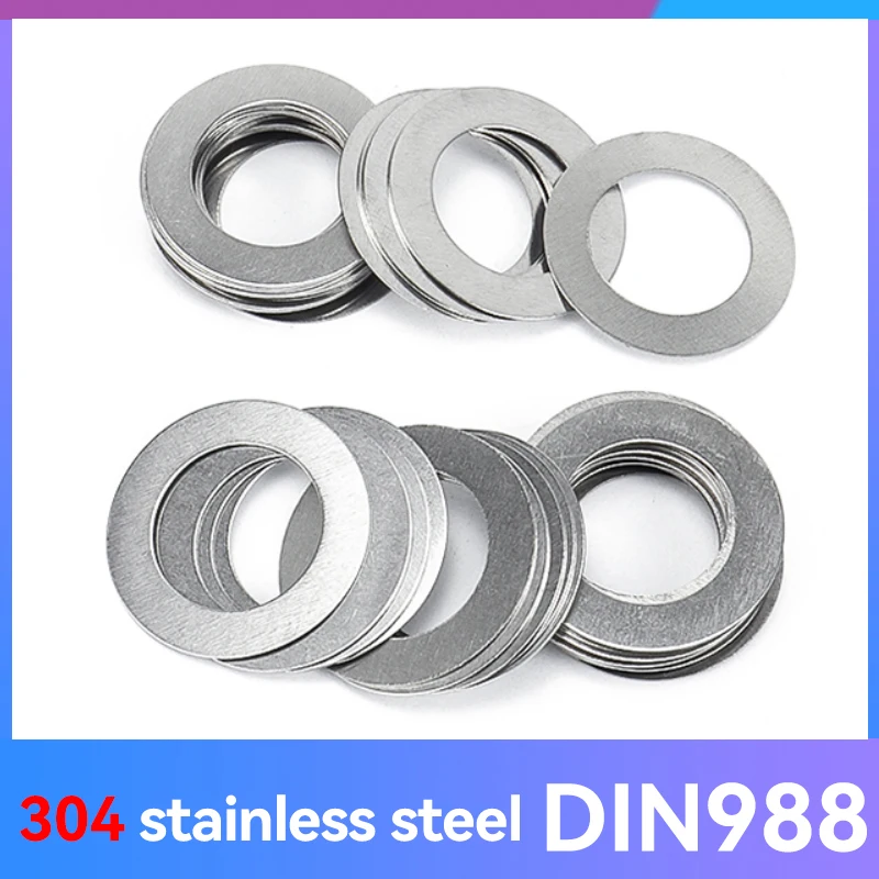 10/20/50pcsM3 M4~M20 Thin washer 0.1mm 0.2mm 0.3mm 0.5mm Stainless Steel 304 Ultra-thin Flat Washer Gasket Adjustment washer
10/20/50pcsM3 M4~M20 Thin washer 0.1mm 0.2mm 0.3mm 0.5mm Stainless Steel 304 Ultra-thin Flat Washer Gasket Adjustment washer