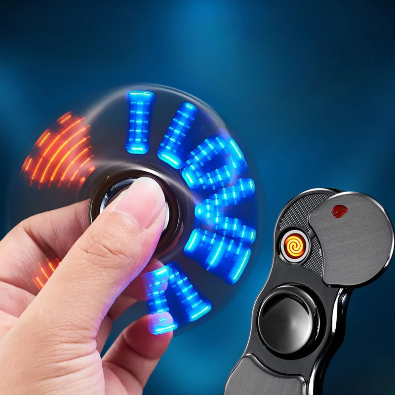 New Product Fingertip Gyro Lighter with Light Windproof Personality Creative Usb Charging Cigarette Lighter Smoking Accessories
New Product Fingertip Gyro Lighter with Light Windproof Personality Creative Usb Charging Cigarette Lighter Smoking Accessories