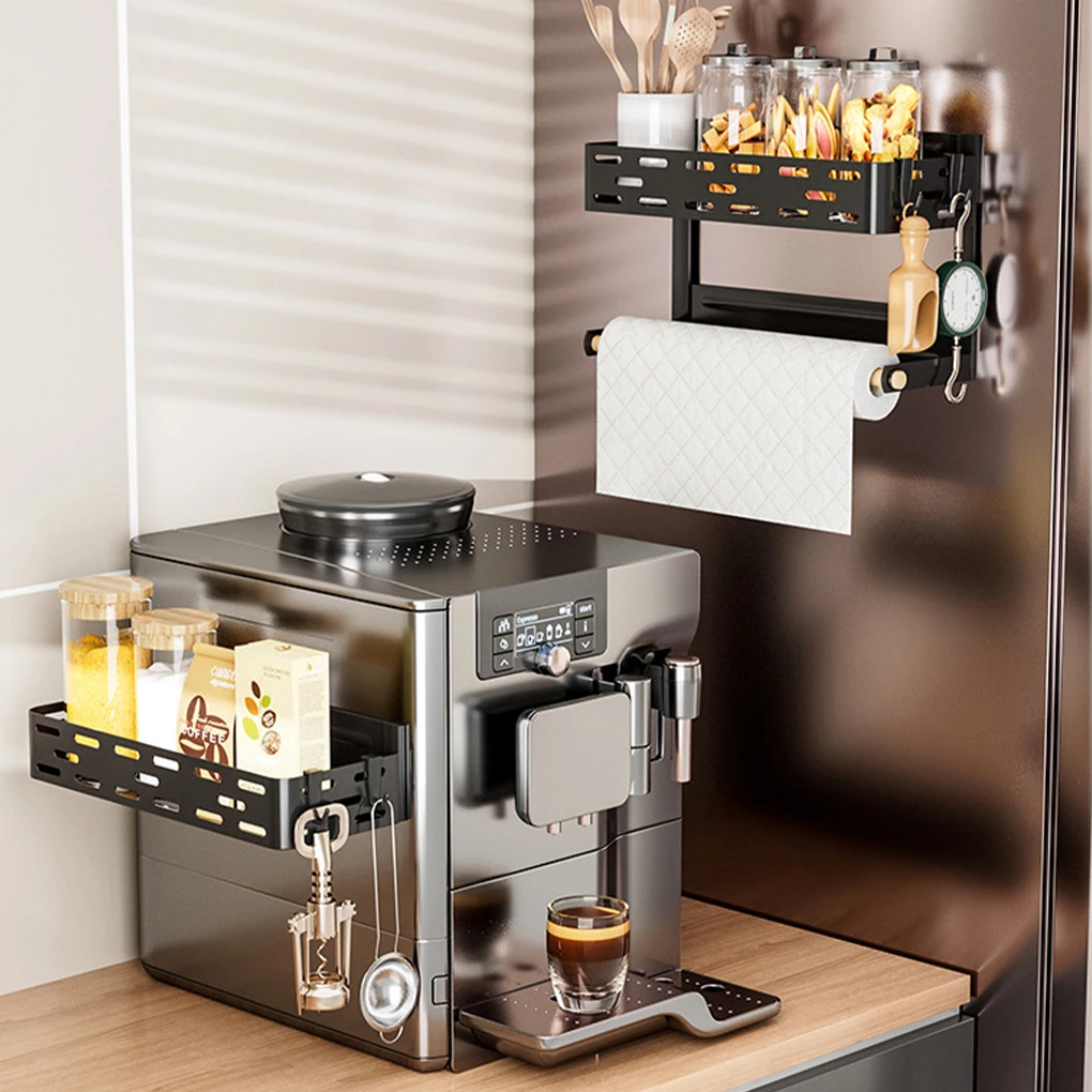 Magnetic Refrigerator, Microwave, Washing Machine, Side Shelf, Storage Box, Magnet, Non-perforated, Wall-mounted Kitchen Storage
Magnetic Refrigerator, Microwave, Washing Machine, Side Shelf, Storage Box, Magnet, Non-perforated, Wall-mounted Kitchen Storage