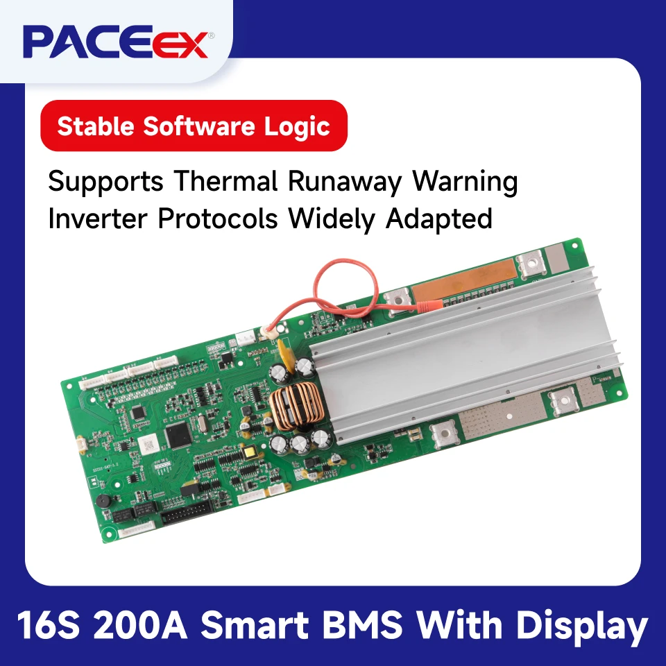 PACEex 16S 200A Overvoltage Protection BMS PACE High Qualify 200A BMS
PACEex 16S 200A Overvoltage Protection BMS PACE High Qualify 200A BMS