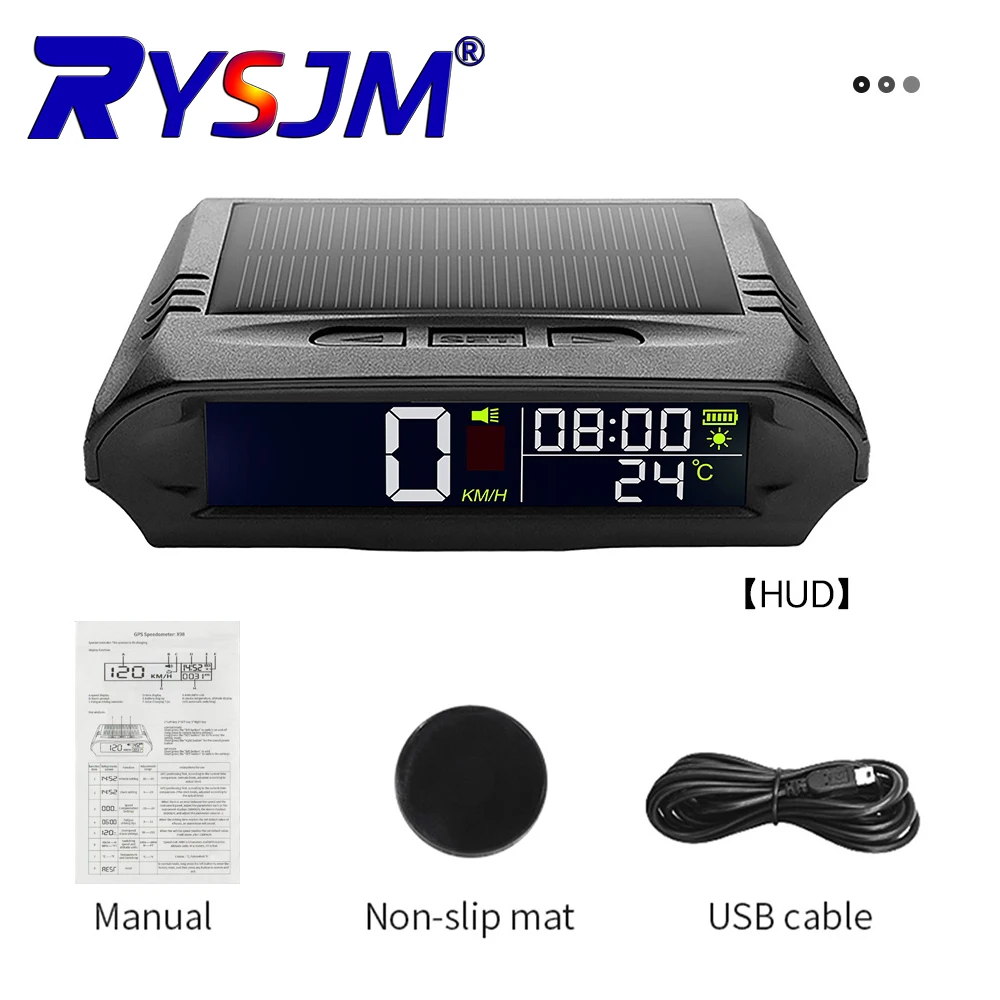 Авто GPS-спидометр, проекционный дисплей с солнечной зарядкой, автомобильный умный цифровой измеритель напоминания о тревоге, аксессуары для электроники HUD
Авто GPS-спидометр, проекционный дисплей с солнечной зарядкой, автомобильный умный цифровой измеритель напоминания о тревоге, аксессуары для электроники HUD