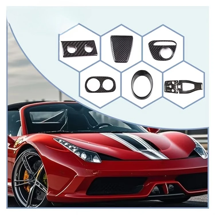 RELI2RELI2 Carbon Fiber Car Interior Accessories for Ferrari 458 2011-2016 Dashboard Button Trim Cover Protective Center Console
RELI2RELI2 Carbon Fiber Car Interior Accessories for Ferrari 458 2011-2016 Dashboard Button Trim Cover Protective Center Console