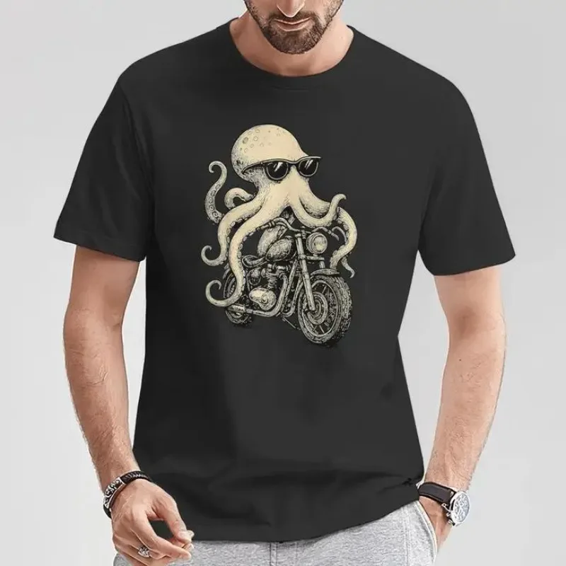 Vintage Octopus Riding Biker Motorcycle Motocross Sea Animal T-Shirt 100% Cotton O-Neck T Shirt Short Sleeve Casual Mens Tshirt
Vintage Octopus Riding Biker Motorcycle Motocross Sea Animal T-Shirt 100% Cotton O-Neck T Shirt Short Sleeve Casual Mens Tshirt