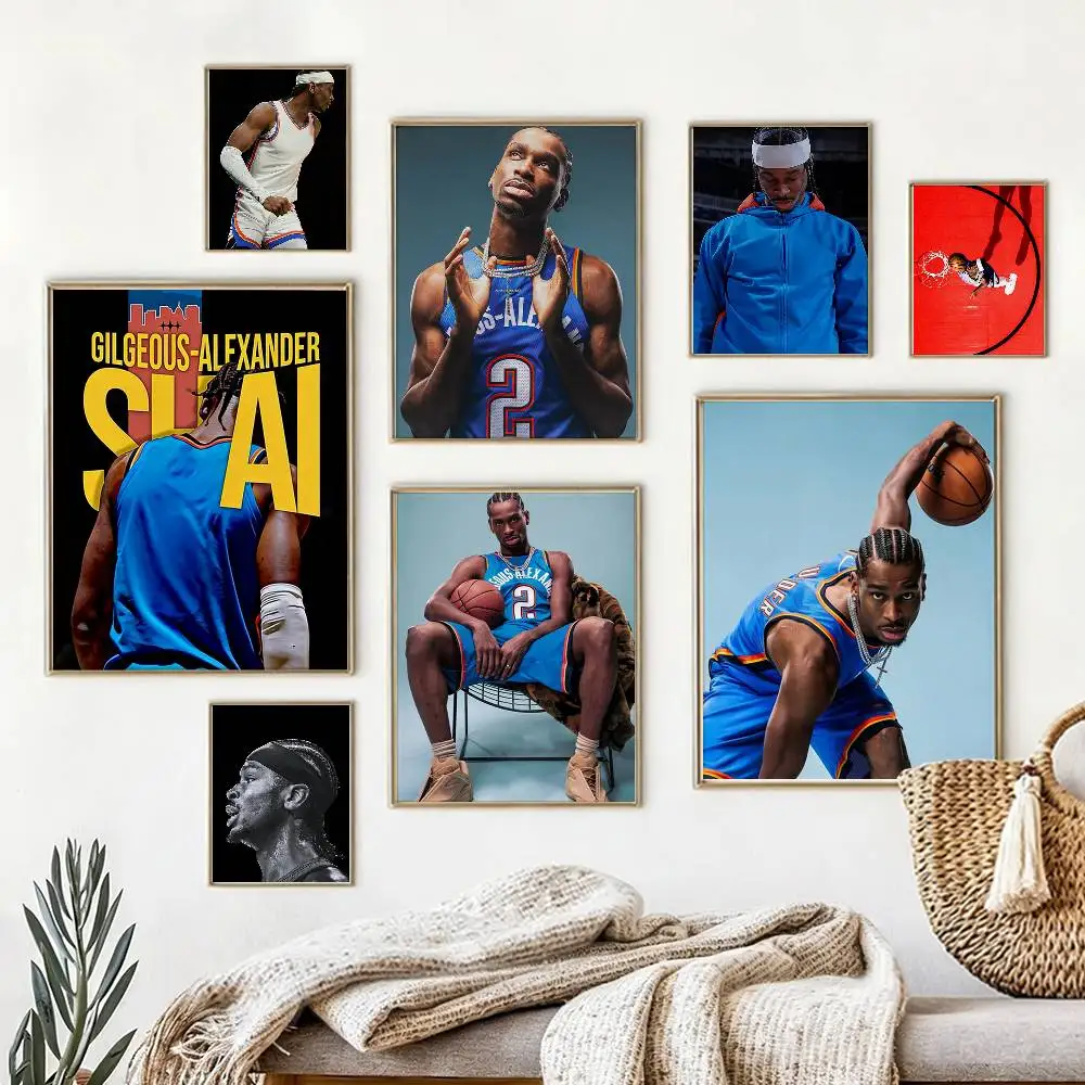 S-Shai G-Gilgeous Alexander Poster Waterproof Wall Art Sticker For Bar Living Room Vintage Decor High Quality Print Gift
S-Shai G-Gilgeous Alexander Poster Waterproof Wall Art Sticker For Bar Living Room Vintage Decor High Quality Print Gift