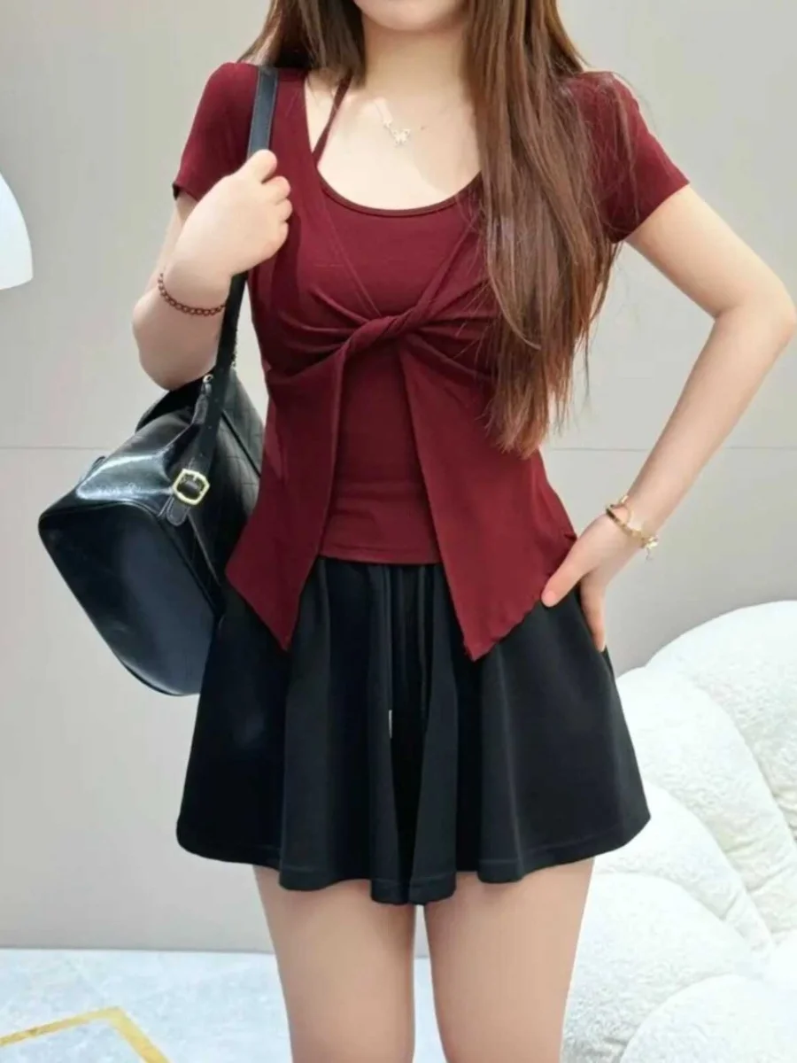 plus Size Pure Cotton ter Ne ort Sve T-irt Women Summer Slimming Top Sli oulder Length Korean Sle Commute
plus Size Pure Cotton ter Ne ort Sve T-irt Women Summer Slimming Top Sli oulder Length Korean Sle Commute