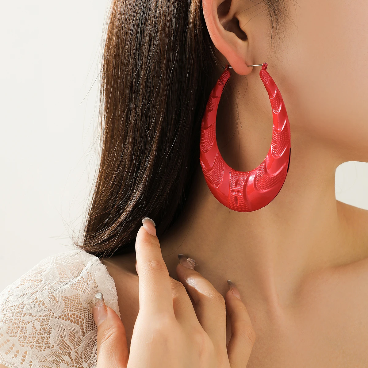 New Punk Big Hoop Earrings For Women Neon Color Large Bamboo Hoop Earrings Brincos Fashion Party Jewelry Gifts
New Punk Big Hoop Earrings For Women Neon Color Large Bamboo Hoop Earrings Brincos Fashion Party Jewelry Gifts