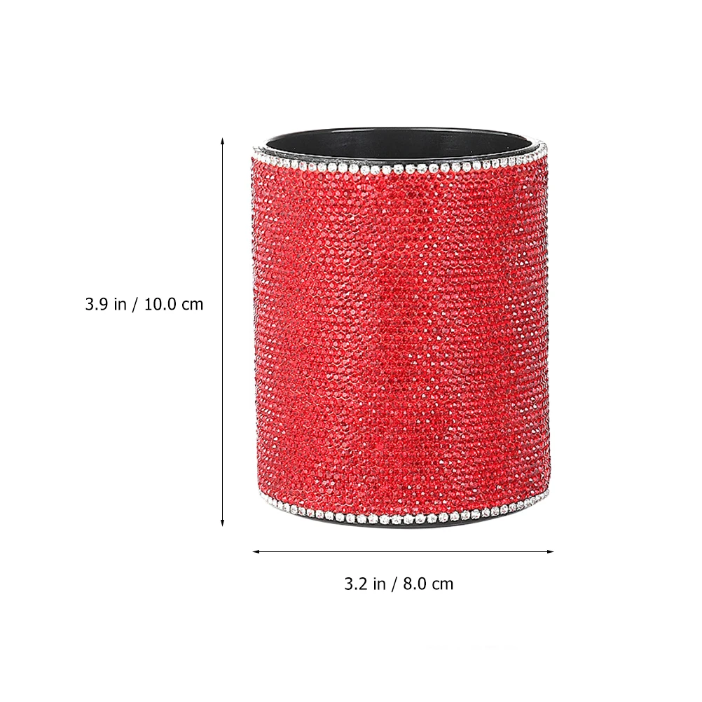 Rhinestone Pen Holder Desk Organizer Storage Cup Crystal Stationery Makeup Caddy Creative Container Decorative Rhinestones Fine
Rhinestone Pen Holder Desk Organizer Storage Cup Crystal Stationery Makeup Caddy Creative Container Decorative Rhinestones Fine