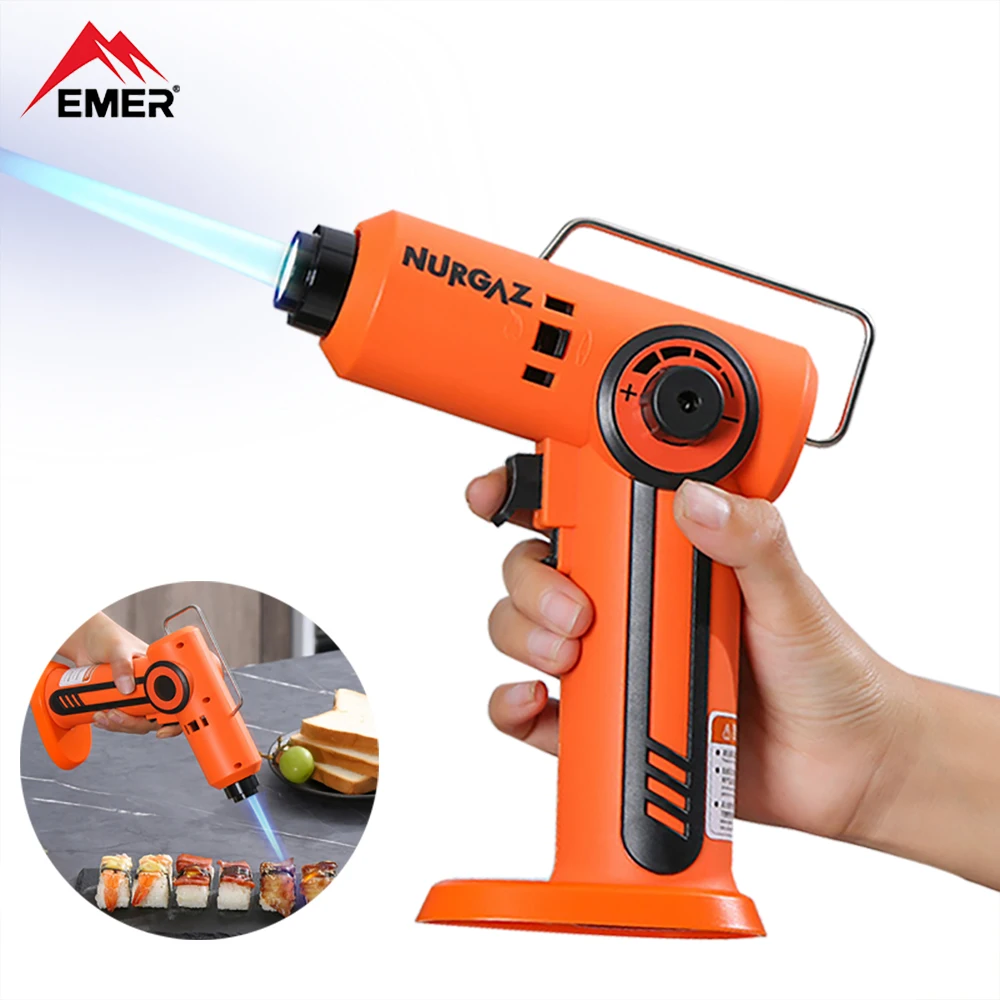 EMER Outdoor Liquefied Gas Spray Gun Portable Camping Handheld Gas Torch Flamethrower for Air Burners Tool Picnic Cookking Bakin
EMER Outdoor Liquefied Gas Spray Gun Portable Camping Handheld Gas Torch Flamethrower for Air Burners Tool Picnic Cookking Bakin