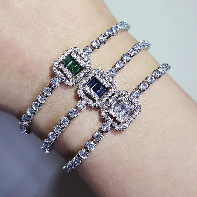 New 2023 Square Diamond Full Sky Star Bracelet Sparkling Dazzling Luxury Goods for Lady Women Wedding Party
New 2023 Square Diamond Full Sky Star Bracelet Sparkling Dazzling Luxury Goods for Lady Women Wedding Party