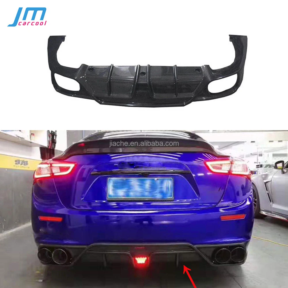 Rear Lip Diffuser Spoiler Bumper Guard Carbon Fiber For Maserati Ghibli Q4 2014-2017
Rear Lip Diffuser Spoiler Bumper Guard Carbon Fiber For Maserati Ghibli Q4 2014-2017