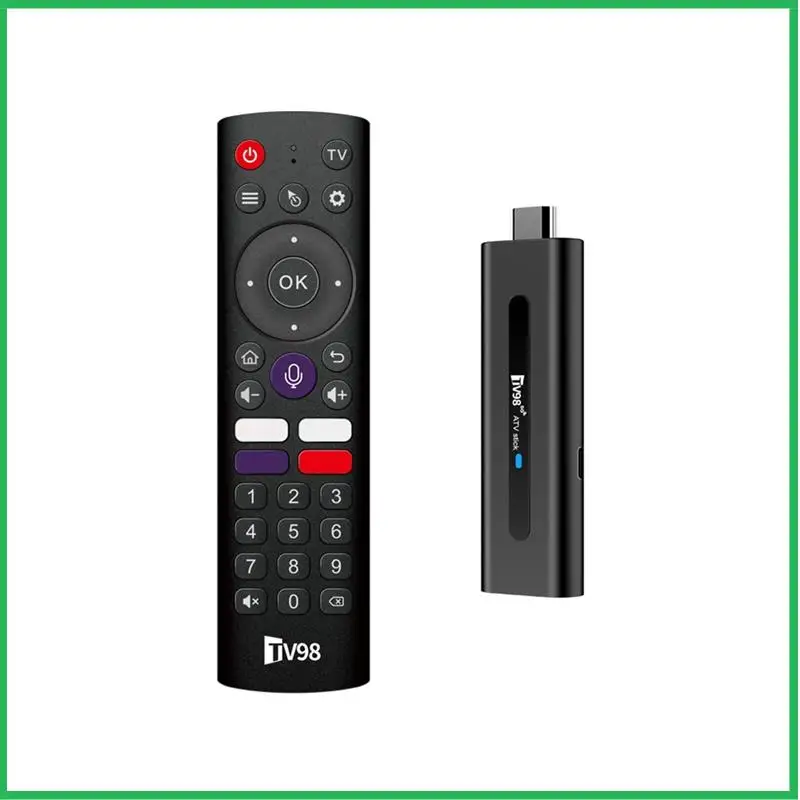 TV98 PRO ATV Android 13 8K ТВ-приставка H313 Двухдиапазонный WIFI Голосовой пульт дистанционного управления ТВ-приставка, 2 + 16G
TV98 PRO ATV Android 13 8K ТВ-приставка H313 Двухдиапазонный WIFI Голосовой пульт дистанционного управления ТВ-приставка, 2 + 16G