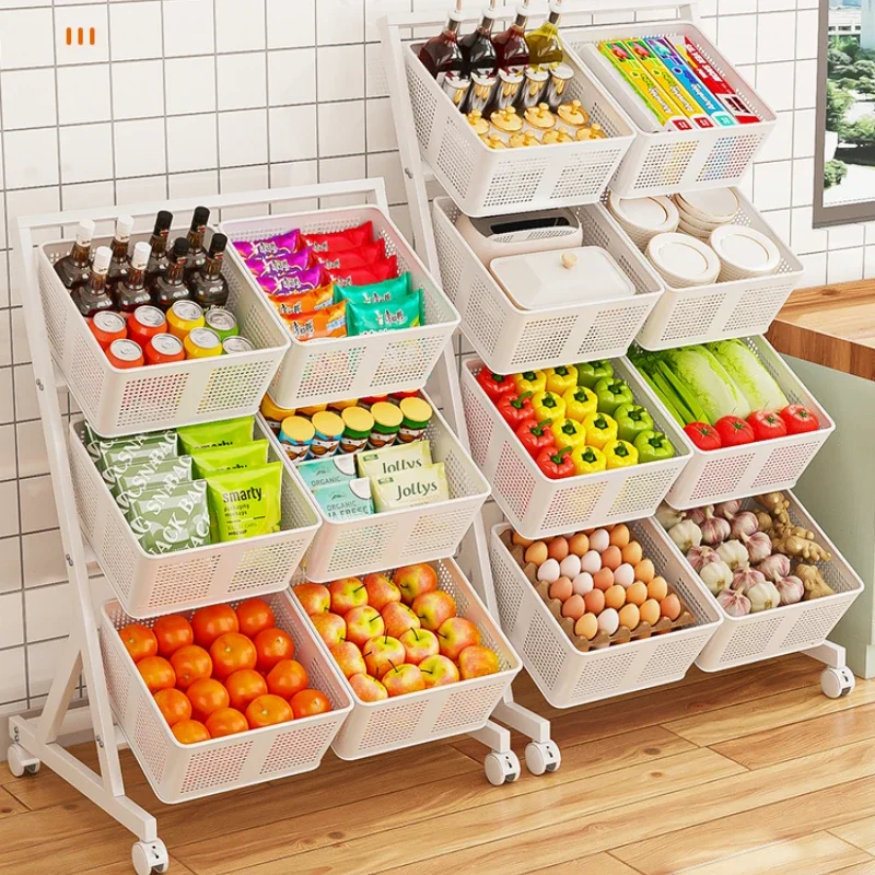 Yatu Shi Kitchen Functional Rotating Vegetable Basket, Floor Standing Multi Layer Fruit Storage Rack
Yatu Shi Kitchen Functional Rotating Vegetable Basket, Floor Standing Multi Layer Fruit Storage Rack