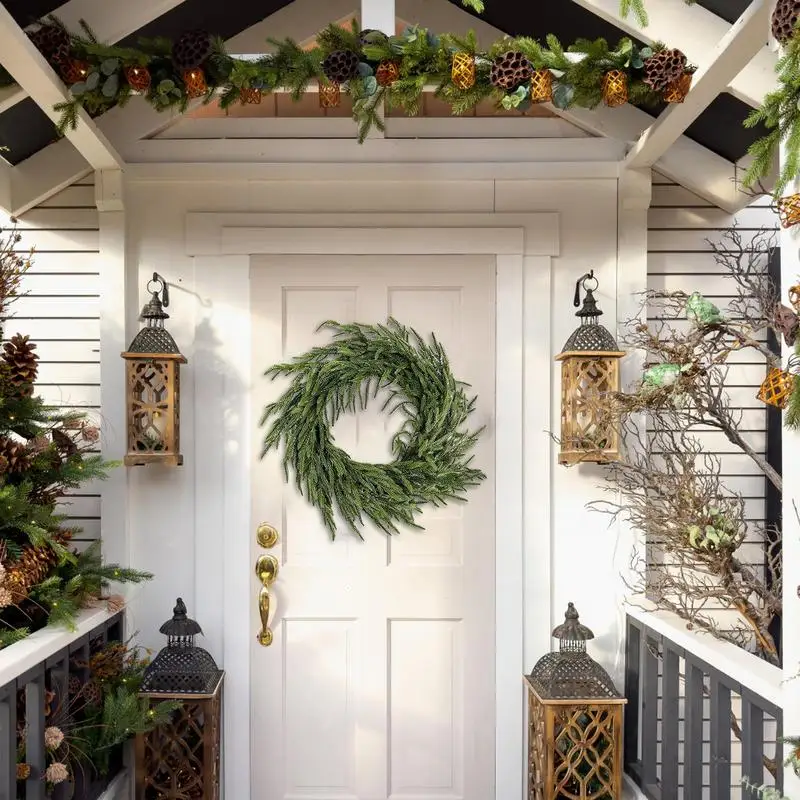Norfolk Pine Wreath 19,6-дюймовый Рождественский зелень Norfolk Wreath Большой настоящий сенсорный сосновый венок Сезонный декор для столовой лестницы
Norfolk Pine Wreath 19,6-дюймовый Рождественский зелень Norfolk Wreath Большой настоящий сенсорный сосновый венок Сезонный декор для столовой лестницы