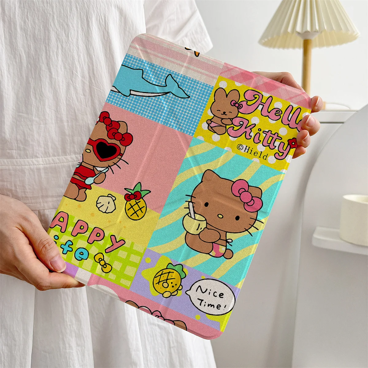 Милый чехол Hellokitty с рисунком для девочек для iPad 10th Pro 2025 11 дюймов 10th iPad 7 8 9 10.2 Air 5 4 6 7 Y Складной чехол для сна
Милый чехол Hellokitty с рисунком для девочек для iPad 10th Pro 2025 11 дюймов 10th iPad 7 8 9 10.2 Air 5 4 6 7 Y Складной чехол для сна