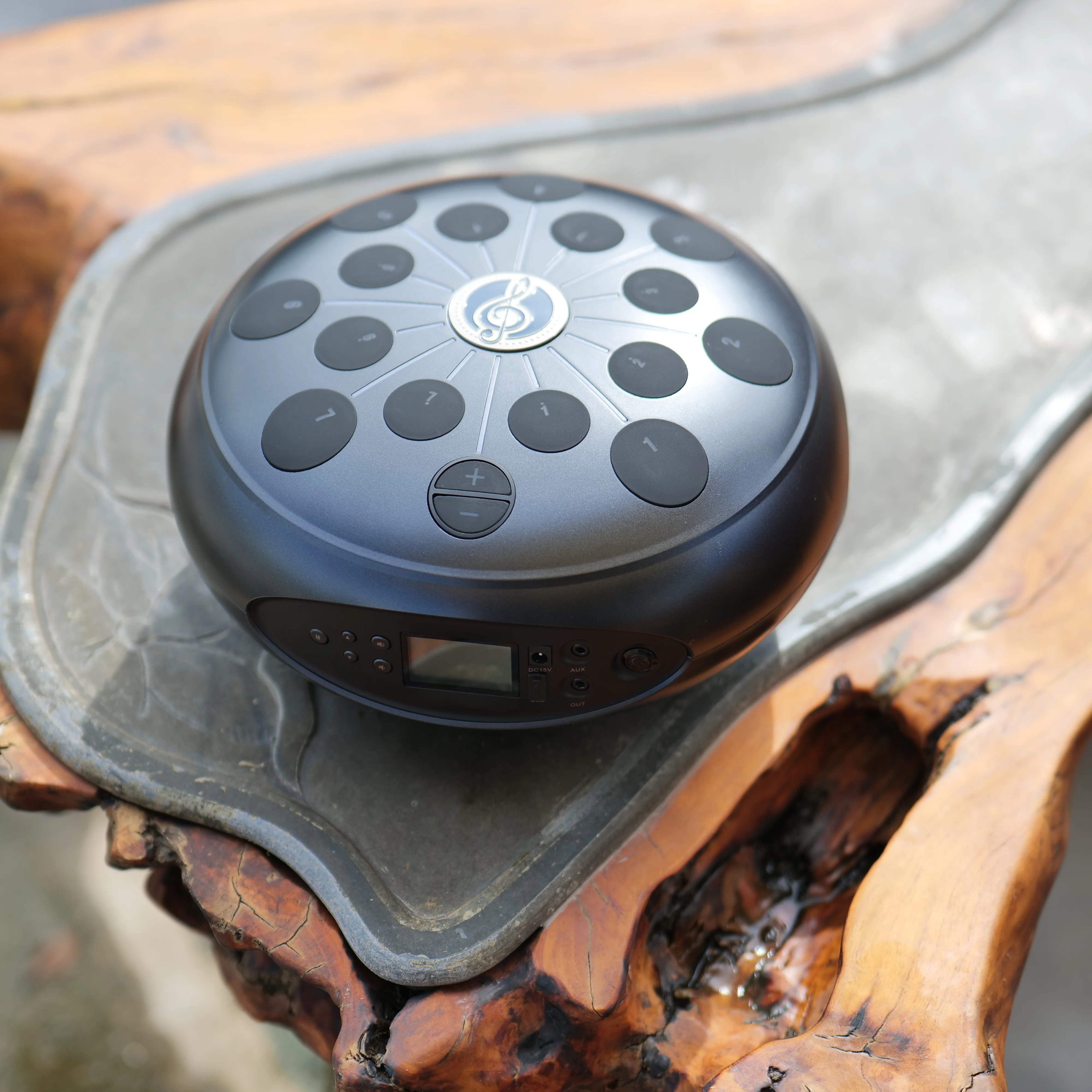 High Quality D Key ABS Plastic Tongue Handpan with for 5.0 RGB LED Lighting Eco-Friendly Design Excellent Features