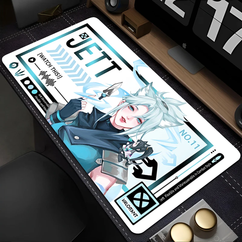Hot Game Valorant Mouse Pad Laptop Black And White Keyboard Rug Kawaii Anime Girl Jett Mousepad PC Gaming Accessories Desk Mat
Hot Game Valorant Mouse Pad Laptop Black And White Keyboard Rug Kawaii Anime Girl Jett Mousepad PC Gaming Accessories Desk Mat