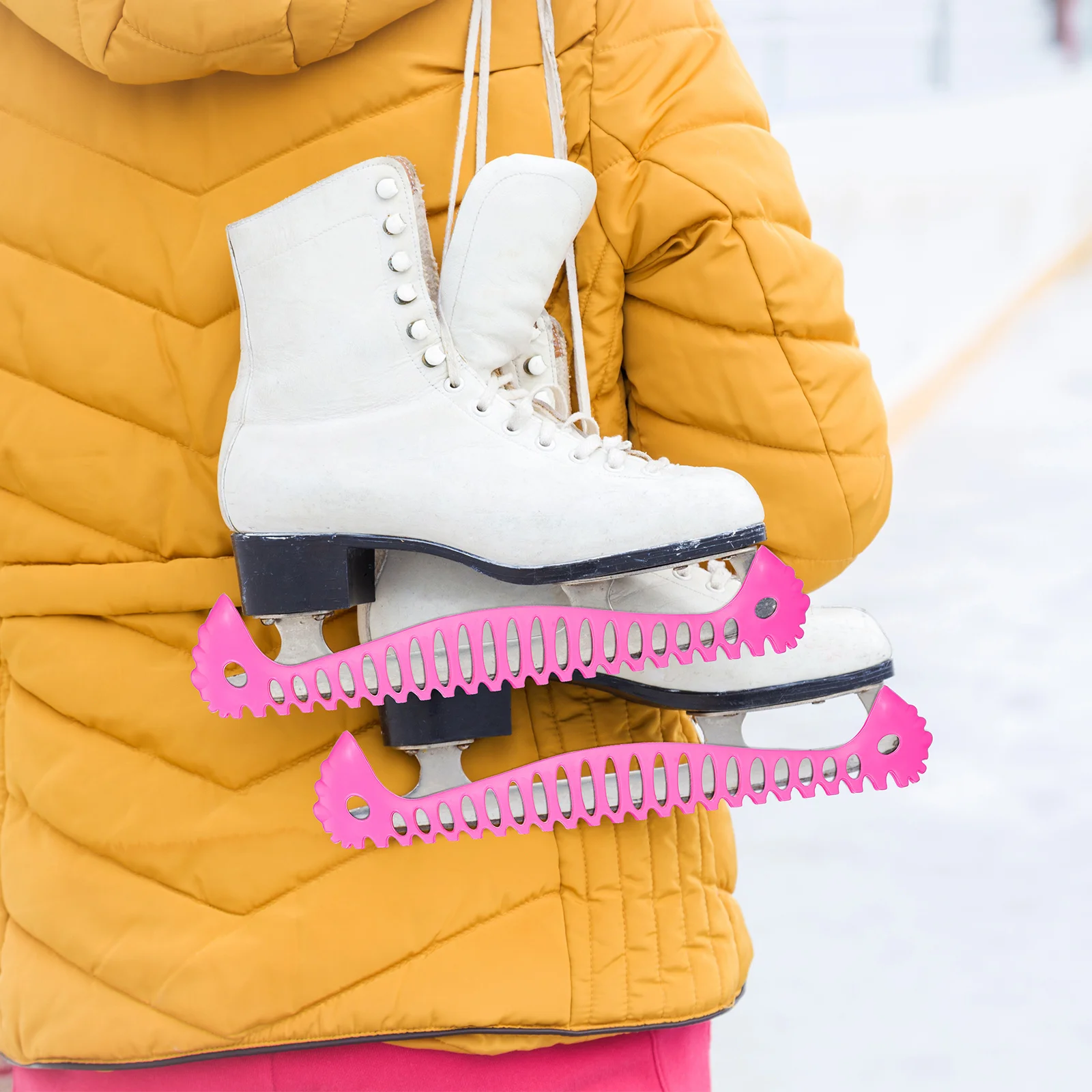 2Pcs Flexible Ice Skate Guards Stretchable Blade Protectors for Youth Adult Skates Damage Prevention Skating Gear Set
2Pcs Flexible Ice Skate Guards Stretchable Blade Protectors for Youth Adult Skates Damage Prevention Skating Gear Set