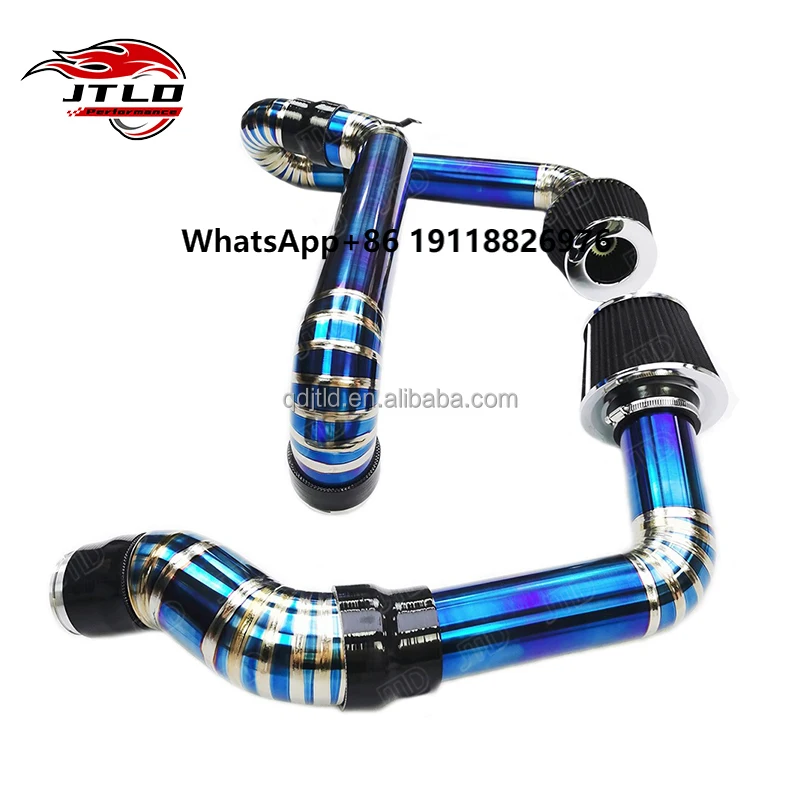 High Performance Cold Air Intake Filter Kit System Titanium Pipe for G8X M3 M4 S58 Engine Silver Blue
High Performance Cold Air Intake Filter Kit System Titanium Pipe for G8X M3 M4 S58 Engine Silver Blue