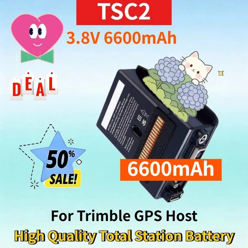 TSC2 3.8V 6600mAh Rechargeable Battery for Trimble GPS Host Measuring RTK Handset High Quality Total Station Lithium-ion Battery
TSC2 3.8V 6600mAh Rechargeable Battery for Trimble GPS Host Measuring RTK Handset High Quality Total Station Lithium-ion Battery