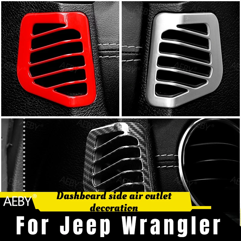 For Jeep Wrangler 2018-2023 Car dashboard air outlet cover suitable for decoration,vent cover,Air conditioner side outlet
For Jeep Wrangler 2018-2023 Car dashboard air outlet cover suitable for decoration,vent cover,Air conditioner side outlet