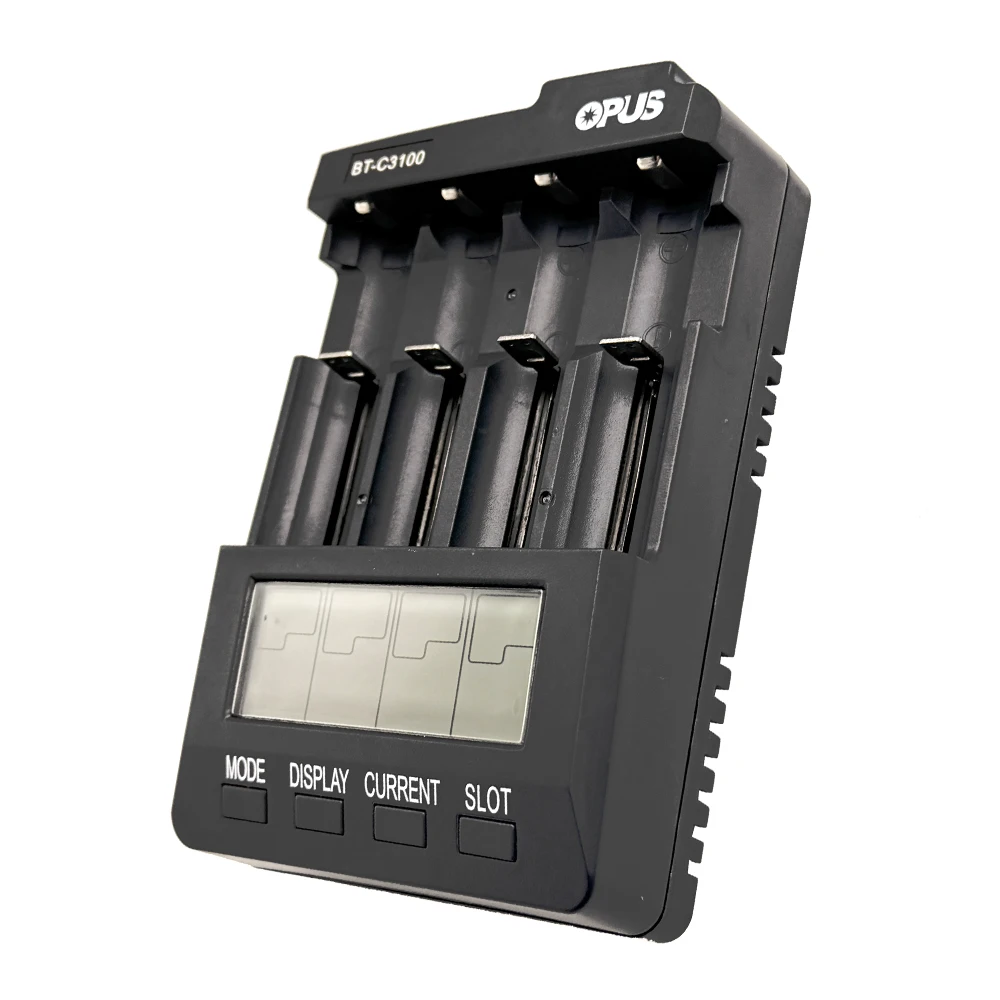 Opus BT - C3100 V2.2 Universal Battery Charger Speedy LCD Display Smart Battery Charger for Ni-MH Ni-Cd AA AAA 18650 Battery
Opus BT - C3100 V2.2 Universal Battery Charger Speedy LCD Display Smart Battery Charger for Ni-MH Ni-Cd AA AAA 18650 Battery