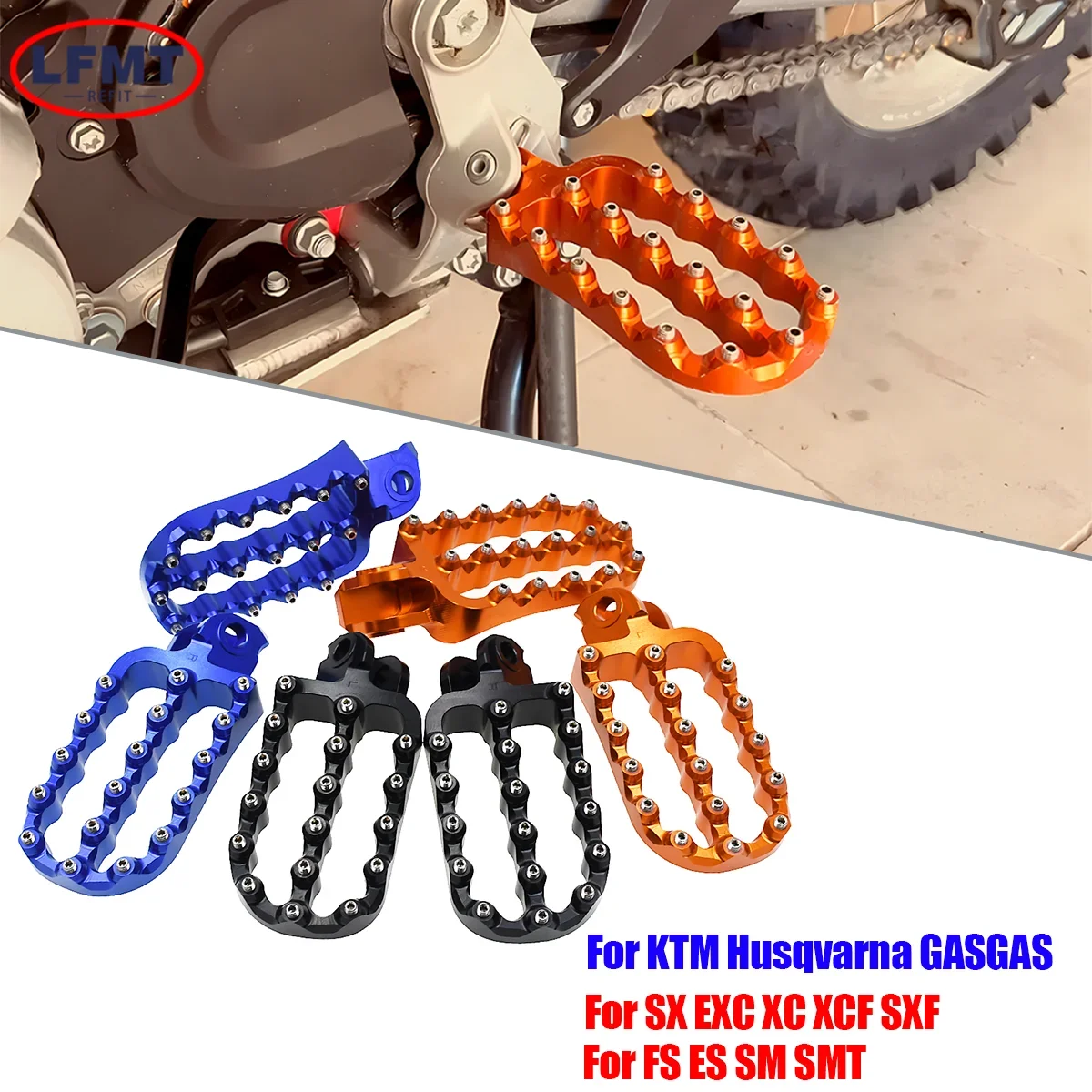 For KTM Motocross CNC Foot Rest Pegs Footrest Footpeg Adventure Supermoto S T SMC R 690 790 890 950 990 1050 1090 1190 1290
For KTM Motocross CNC Foot Rest Pegs Footrest Footpeg Adventure Supermoto S T SMC R 690 790 890 950 990 1050 1090 1190 1290
