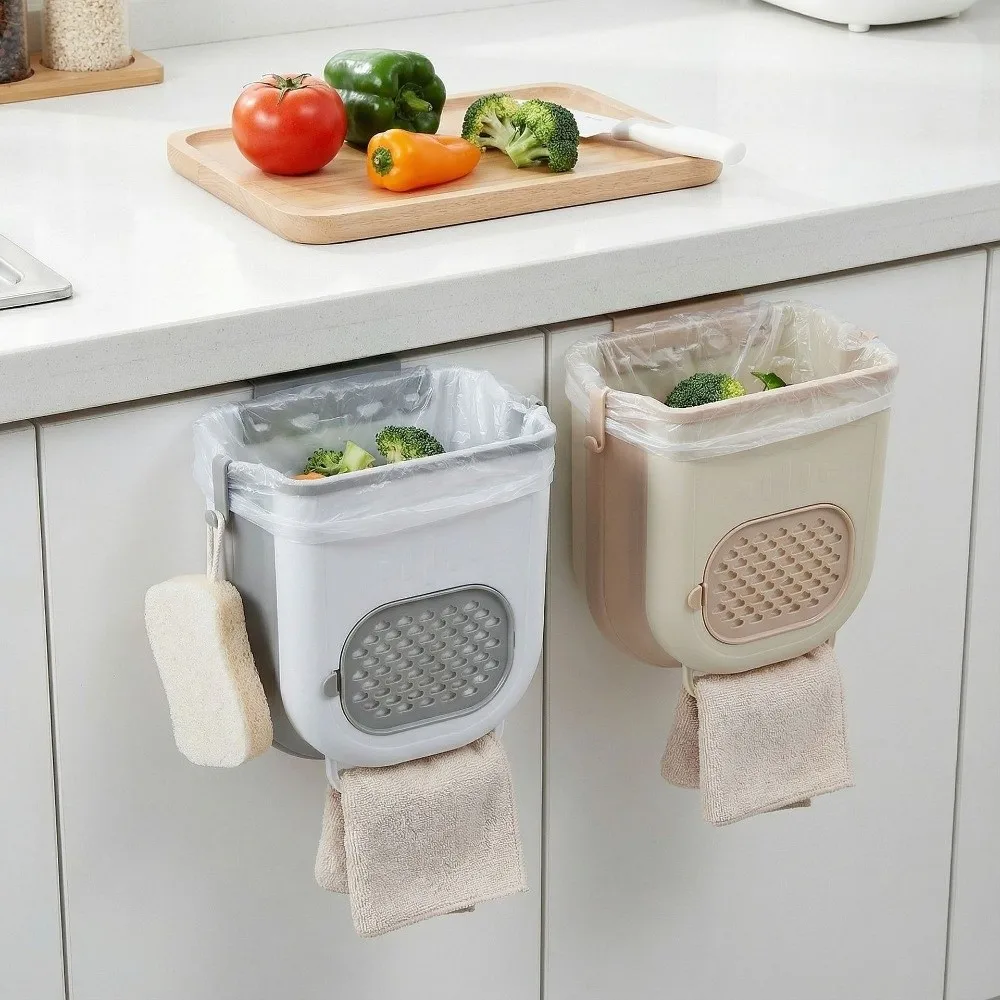 Space Saving Wall-Mounted Trash Bin Plastic Leak-Proof No-Bending Trash Can Large Capacity Thickened Foldable Storage Bin
Space Saving Wall-Mounted Trash Bin Plastic Leak-Proof No-Bending Trash Can Large Capacity Thickened Foldable Storage Bin