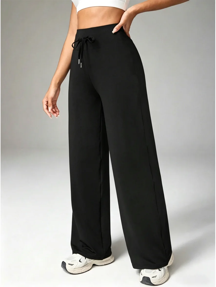 Spring/summer 2026 women's rope sports casual pants wide-leg pants straight pants solid color pants clearance postage
Spring/summer 2026 women's rope sports casual pants wide-leg pants straight pants solid color pants clearance postage