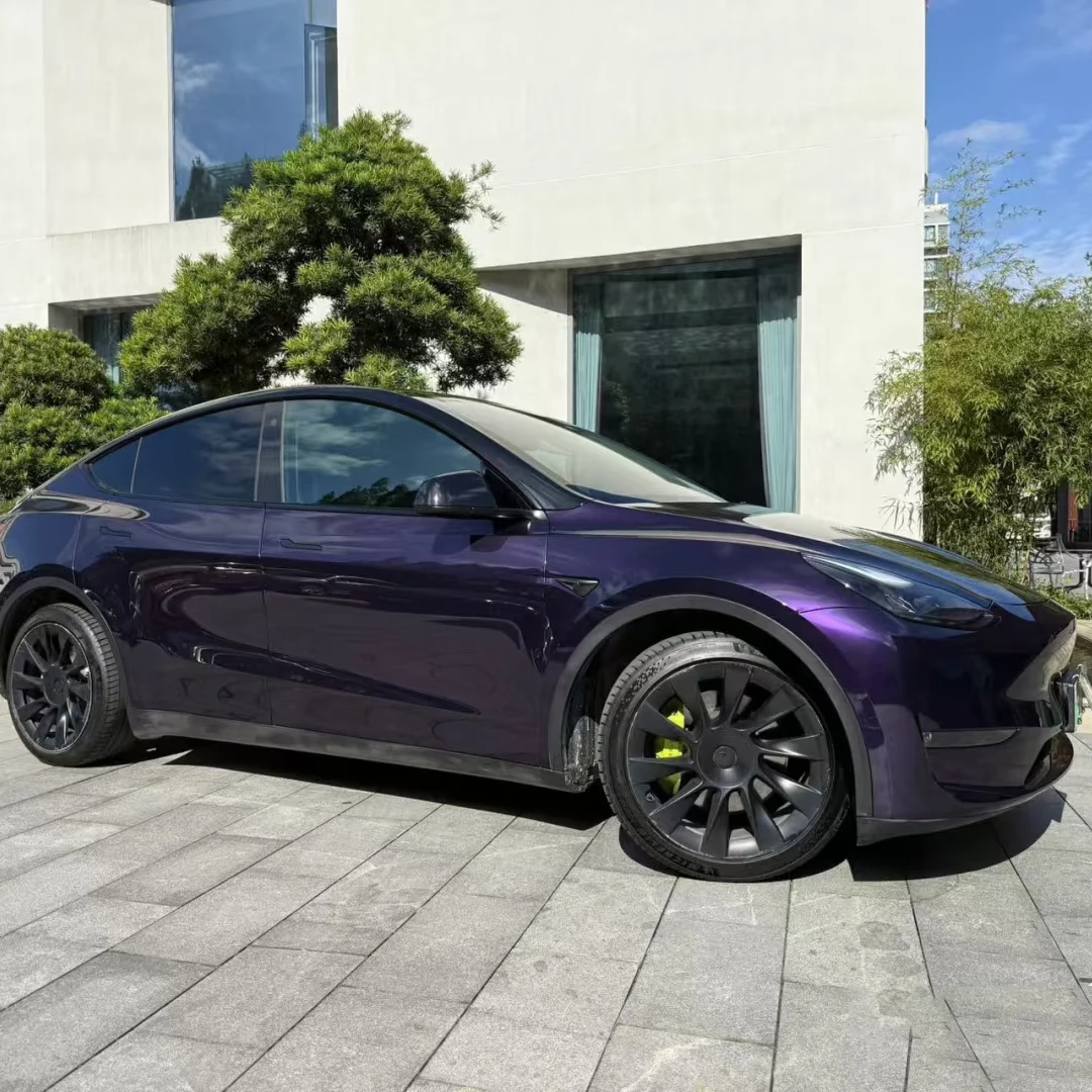 Newest Purple Car Vinyl Wrap Glossy PET Backing Metallic High-Quality Adhesive Auto Body Decal for Vehicle Customization
Newest Purple Car Vinyl Wrap Glossy PET Backing Metallic High-Quality Adhesive Auto Body Decal for Vehicle Customization