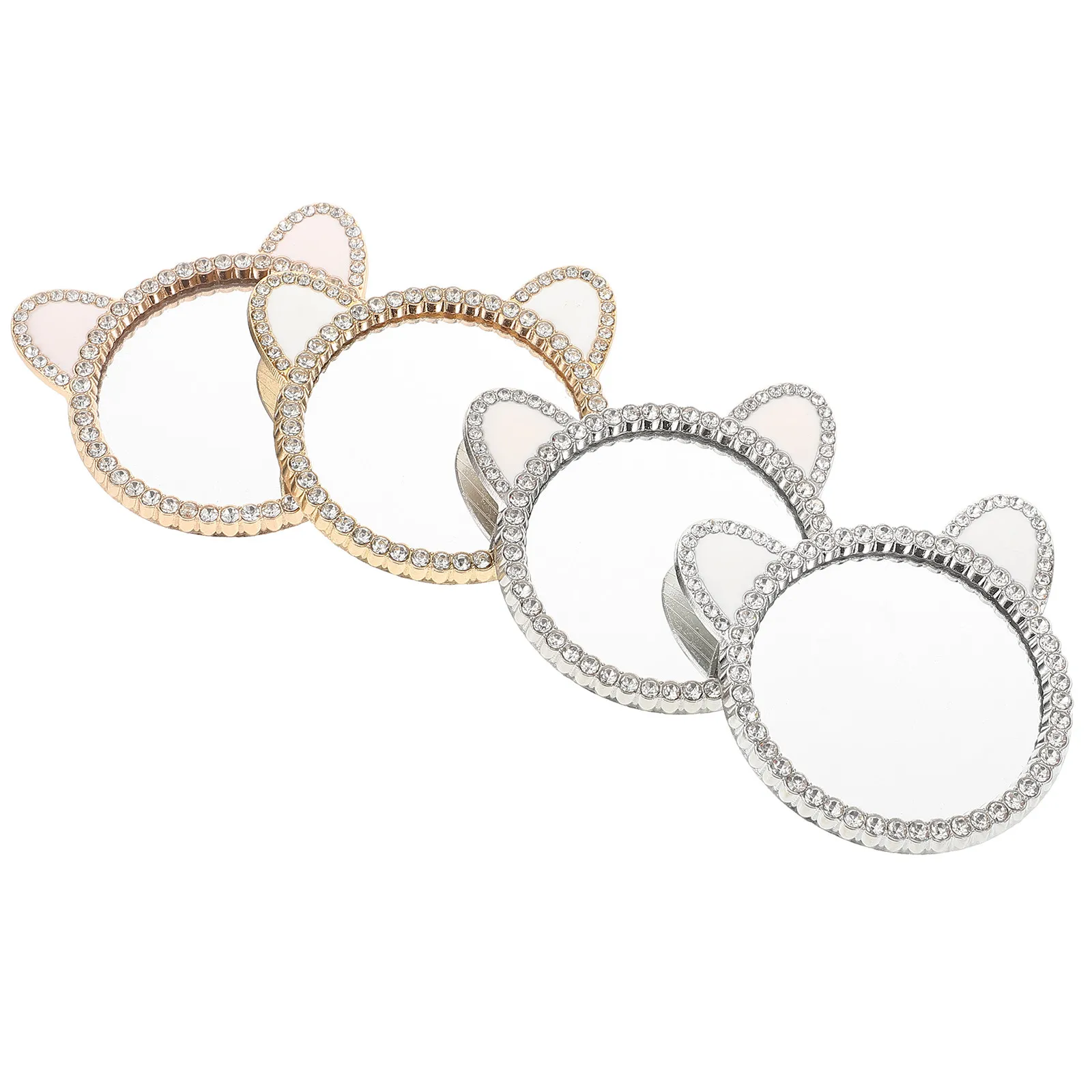 Набор из 4 аксессуаров для чехла телефона: милые ушки животных, блестящие зеркальные стразы, декоративные элементы для макияжа, селфи и модного стиля
Набор из 4 аксессуаров для чехла телефона: милые ушки животных, блестящие зеркальные стразы, декоративные элементы для макияжа, селфи и модного стиля