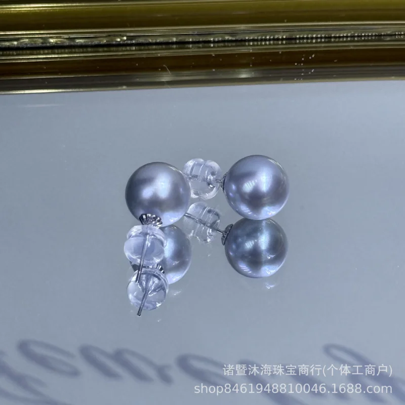 Natural seawater earrings, basic model, Akoya pearl, 18k gold, fashionable and versatile
Natural seawater earrings, basic model, Akoya pearl, 18k gold, fashionable and versatile