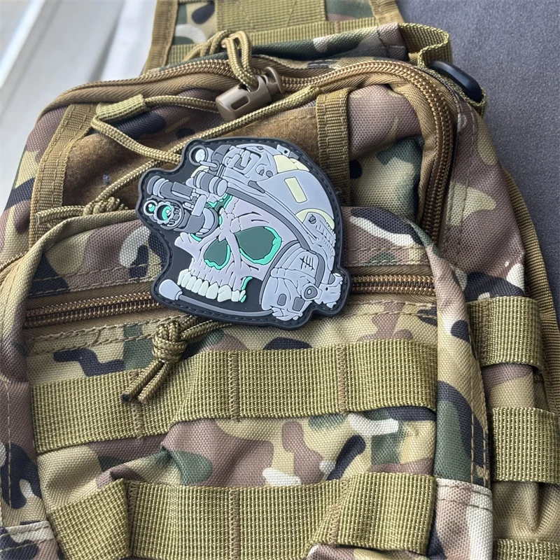 "Hunter's Skull" 3D PVC Patch on Clothes Tactical Morale Badge Hook Loop Military Patches Backpack Stickers
"Hunter's Skull" 3D PVC Patch on Clothes Tactical Morale Badge Hook Loop Military Patches Backpack Stickers