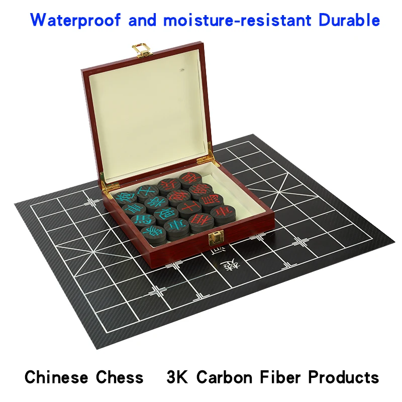Carbon Fiber Chess Set with Board Large Chinese Chess ravel Board Game Set Students, and Children, Premium Gift for Adults
Carbon Fiber Chess Set with Board Large Chinese Chess ravel Board Game Set Students, and Children, Premium Gift for Adults
