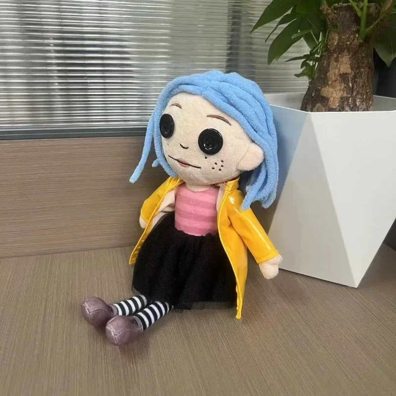 28cm Anime Coraline Plush Stuffed Doll Cartoon Figure Throw Pillow Collectible Home Decoration Toy Children Birthday Gift
28cm Anime Coraline Plush Stuffed Doll Cartoon Figure Throw Pillow Collectible Home Decoration Toy Children Birthday Gift